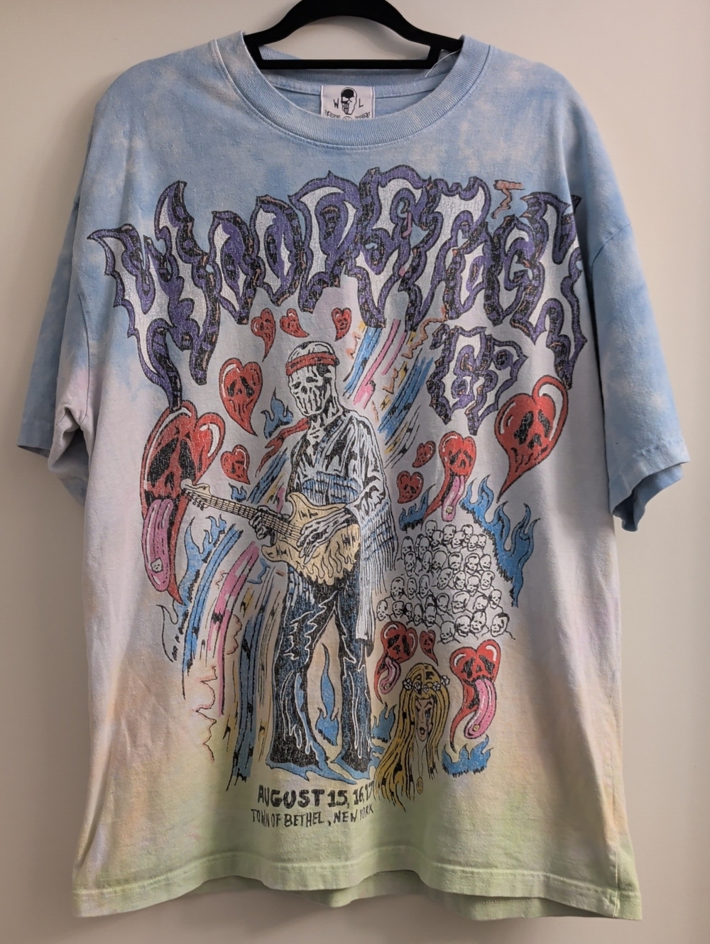 Warren Lotas Woodstock 1969 Tie-Dye Graphic Men’s T-Shirt